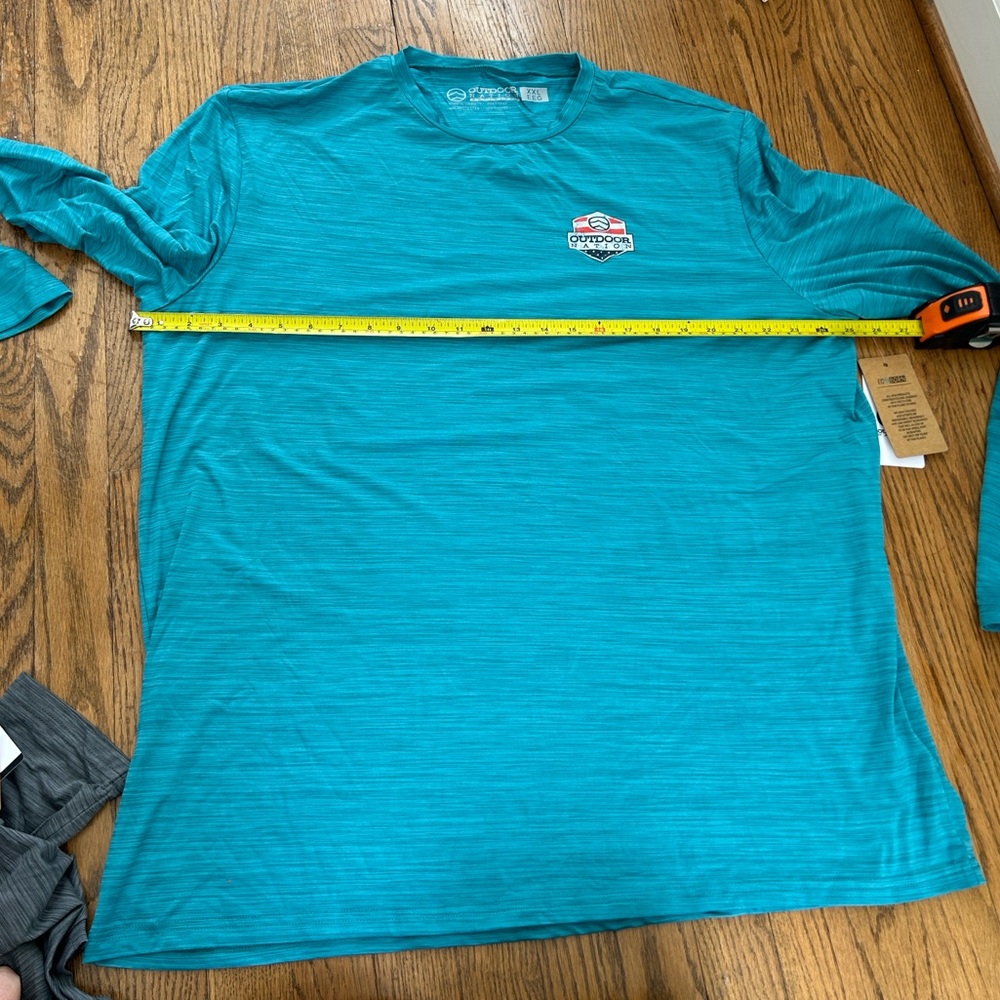 NWT xxl Outdoor Nation Atlantic beach hiking long-sleeve performance shirt
